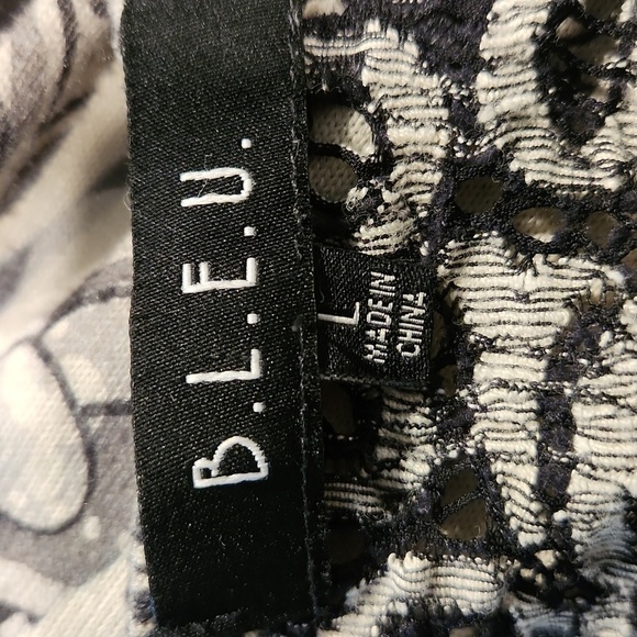 B.L.E.U. Crystal Embellished Lace Accent Top - Picture 5 of 6